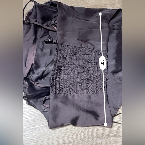 urban outfitters satin brown lace-up corset size S - Picture 8 of 8